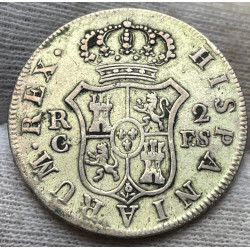 2 Reales to Fernandus VII -  1811 - palma de Mallorca - 5,70g Ag