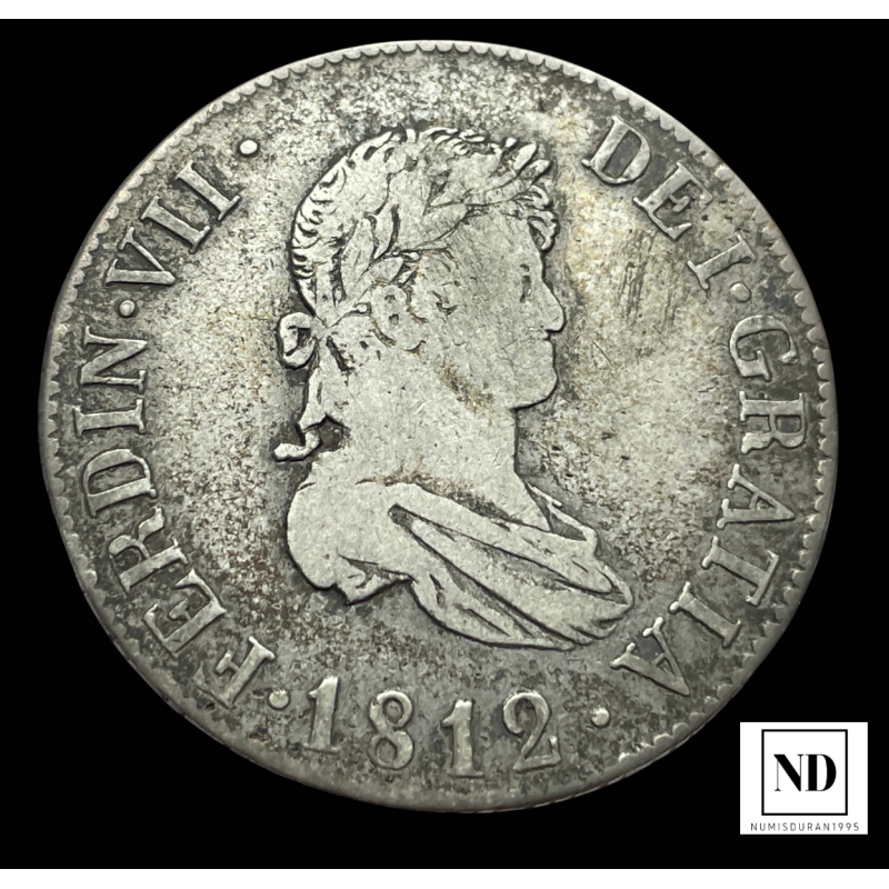 4 Reales to Fernandus VII - 1813 - palma de Mallorca - 13.32g Ag