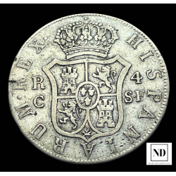 4 Reales de Fernando VII -  1812 - palma de Mallorca -13,32g Ag