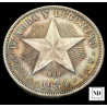 1 Peso Cuba - 1934 - 26,67g Ag - MBC+/EBC-