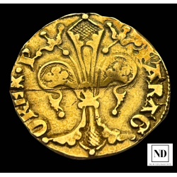 Florín de Pere III ( 1336-1387) - Barcelona - 3,43g Au - MBC