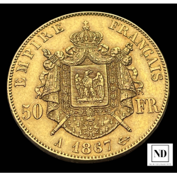 50 Francos de Napoleón III...