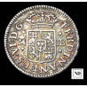 1/2 Real de Fernando VI - 1752 - Madrid - 1,38g Ag