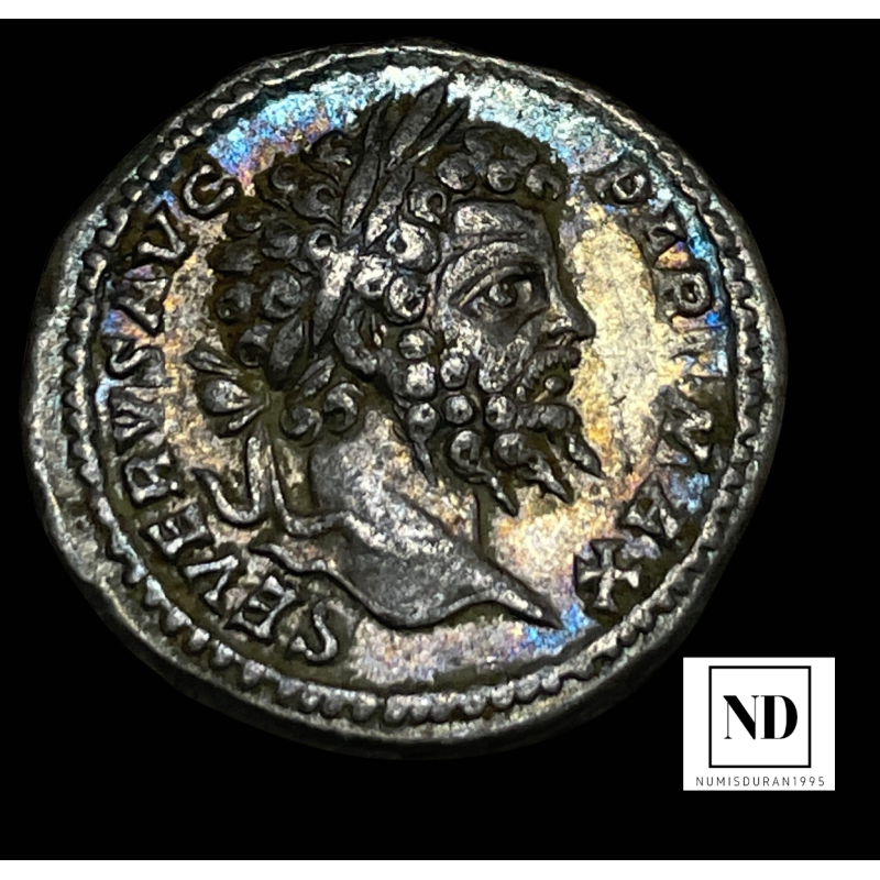 Denario de Septimo Severo - 193/211 d.C - Roma - 2,76g Ag