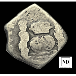 2 Reales de Felipe V - sf - Guatemala - 6,40g Ag