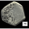 2 Reales de Felipe V - 1735 - Guatemala - 6,60g Ag