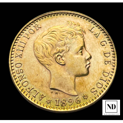 20 Pesetas de Alfonso XIII...