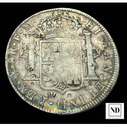 8 Reales de Carlos III - 1773 - México - 26,75g Ag
