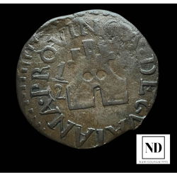 1/2 Real de Fernando VII - 1814 - Guayana - 2,88g Cu - AC.344