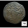 1/2 Real de Fernando VII - 1814 - Guayana - 2,88g Cu - AC.344
