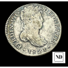 Real de Fernando VII - 1821 - Nueva Guatemala - 3,18g Ag