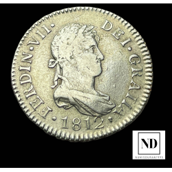 2 Reales de Fernando VII -...