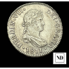 2 Reales de Fernando VII - 1811 - Cádiz - 5,97g Ag