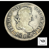 2 Reales de Fernando VII - 1815 - Santiago - 6,25g Ag