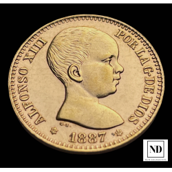 20 Pesetas de Alfonso XIII...