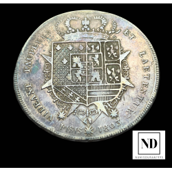Francescone de Luis I - 1803 - Toscana - 27,15g Ag