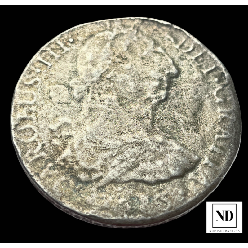 8 Reales de Carlos III - 1783 - México - 19,23g Ag "El Cazador"