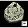 2 Reales de Felipe V - 1739 - Guatemala - 6,36g Ag