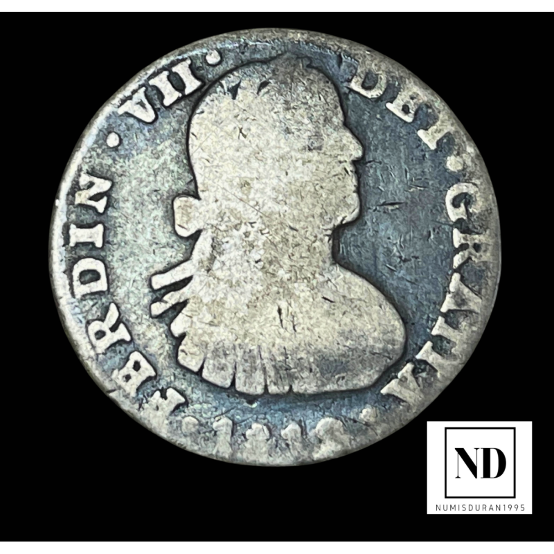 Real de Fernando VII - 1813 - México - 3,16g Ag - AC.607