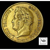 40 Francos de Luís Felipe de Orleans - 1834 - París - 12,81g Au