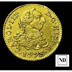 1/2 Escudo de Carlos III -...
