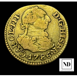 1/2 Escudo de Carlos III -...