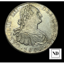 8 Reales de Carlos IV -...