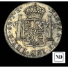 8 Reales de Carlos IV - 1807 - México - 26,94g Ag