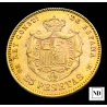 25 Pesetas de Alfonso XII - 1882 - 8.08g Au