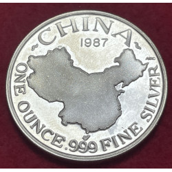 1 Onza Panda Chino 1987 - 31,1g Ag 999