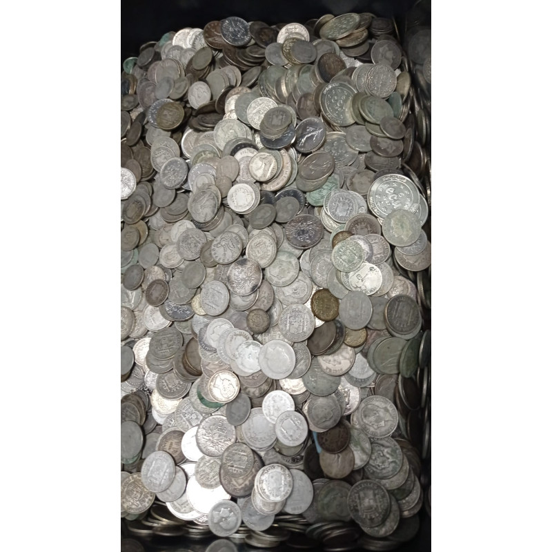 1 Kg  fino de plata en monedas 835 españolas e internacionales
