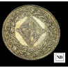 5 Pesetas de la Cataluña Napoleónica - 1812 - Barcelona - 26,72g Ag