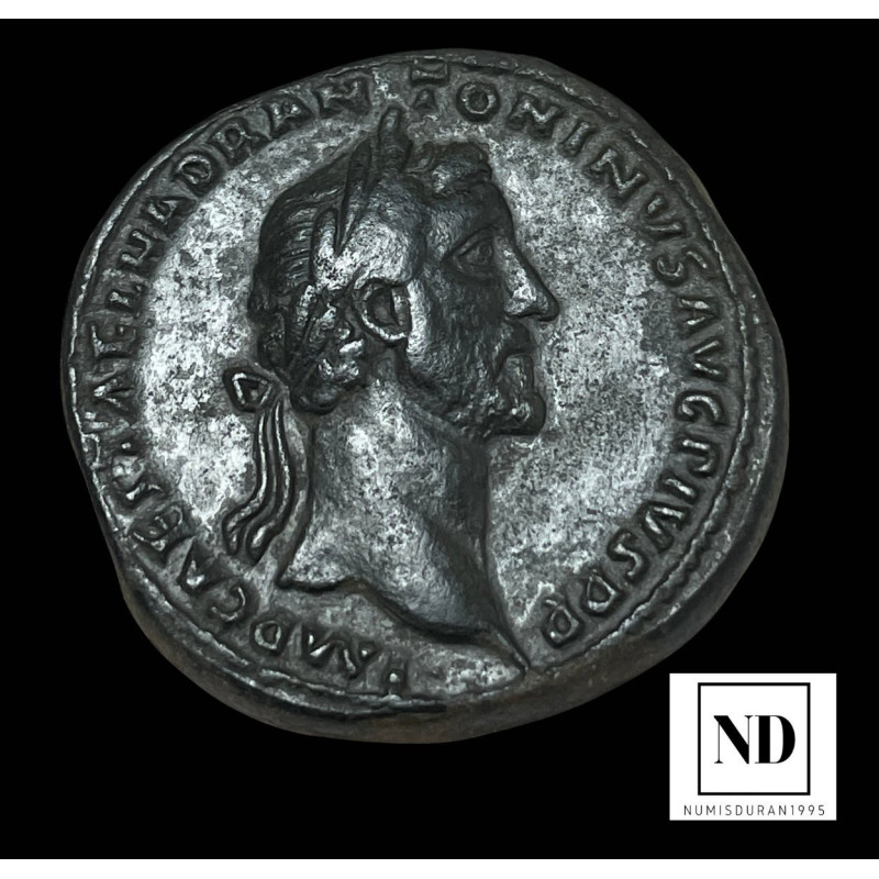 Sestercio de Antonino Pío - 151-152 d.C - Roma - 27,29g Cu - ref.cat: RIC.889