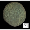 16 maravedís de Felipe IV - 1662 - Valladolid - 4,07g Cu