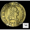 1/2 Escudo de Fernando VI - 1758 -  Sevilla - 1,75g Au