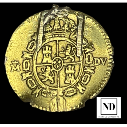 1/2 Escudo de Carlos III - 1786 - Madrid - 1,71g Au