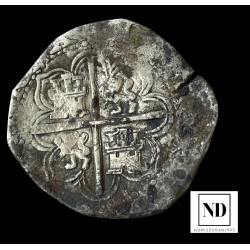 4 Reales de Felipe II - 1595 - Sevilla - 13,63g Ag - AC.189