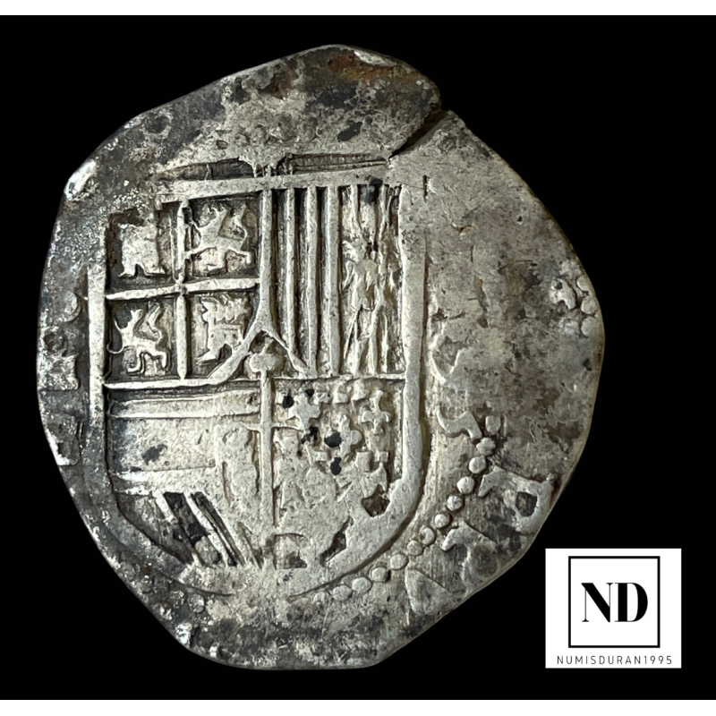 4 Reales de Felipe II - 1595 - Sevilla - 13,63g Ag - AC.189