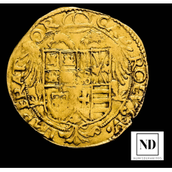 Anverso de escudo de Carlos V - Nápoles