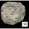 anverso de 4 reales de 1623 acuñados en Toledo