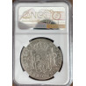 8 Reales de Carlos IV - 1807 - Lima - NGC AU58