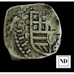 2 Reales de Felipe IV -...