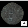2 Maravedís de los Reyes Católicos - Desde 1550 - Sevilla - 3,72g Cu - Ref.cat: BMM.1864