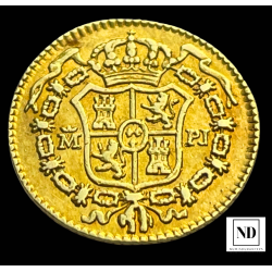 1/2 Escudo de Carlos III - 1778 - Madrid - 1,78g Au