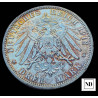 3 Marcos de Alemania - 1912 - 16,69g Ag
