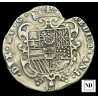 Felipe de Felipe IV de Milán - 1657 - 27,78g Ag - MBC+