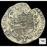 Felipe de Felipe IV de Milán - 1657 - 27,78g Ag - MBC+/EBC-