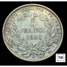 5 Francos del 1851 - 24,92g Ag
