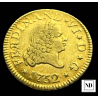 1/2 Escudo de Fernando VI - Madrid - 1752 - 1,77g Au