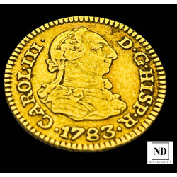 1/2 Escudo de Carlos III -...